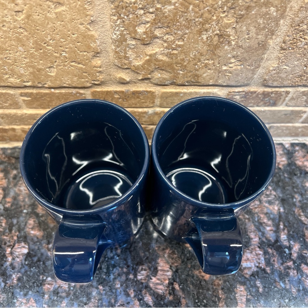 Dansk Bistro Cobalt Blue Coffee Mugs - Picture 6 of 6